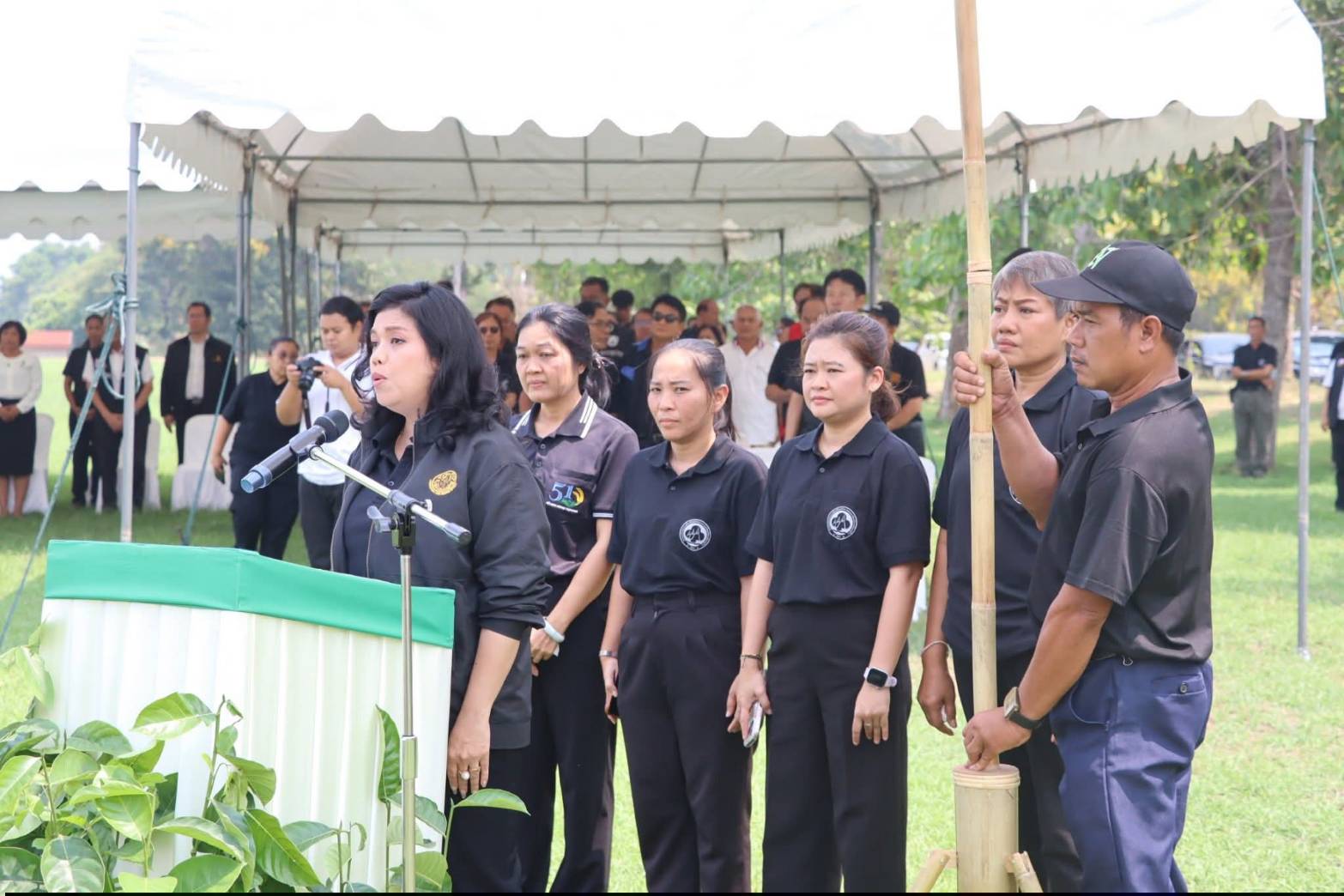 title - ผู้ว่าราชการจังหวัดพระนครศรีอยุธยา เป็นประธานในพิธีเปิดโครงการธรรมชาติยาตรา ทสม.อยุธยา ทำความดีเพื่อแม่ ณ ศูนย์ส่งเสริมและพัฒนาอาชีพเสริมนอกภาคการเกษตร (ศูนย์ศิลปชีพบางไทรฯ (เดิม)) 